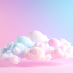 Fototapeta premium a pink and blue background with clouds