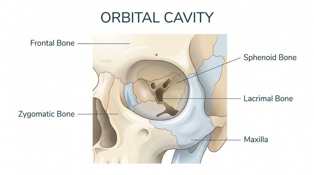 Detailed anatomical cross-section of compact bone tissue showing microscopic cellular layers and vascular structures