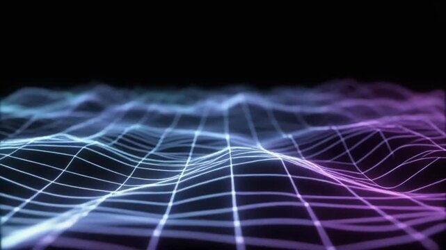 Network connection map forms an intricate topography of bioluminescent blue and purple intersecting lines to signify the vast movement of digital assets within a modern server infrastructure.