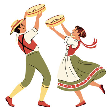 Traditional Tarantella Dance