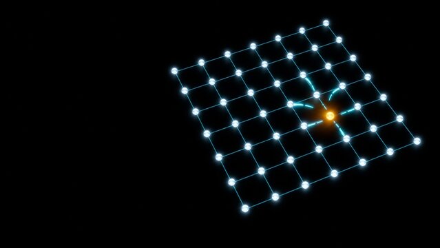 Quantum Computing Error Correction Network Lattice