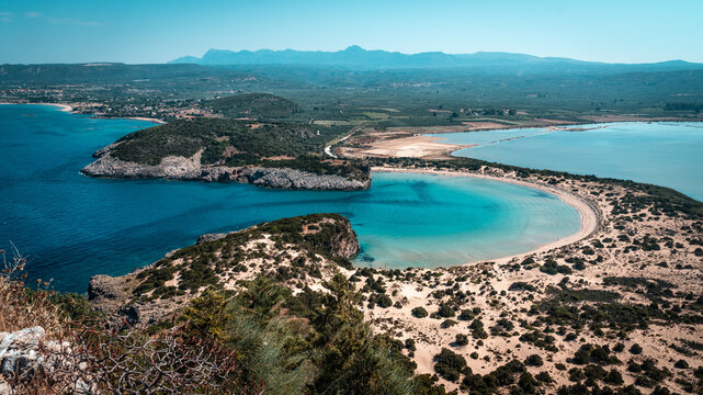 Voidokilia Beach, Greece.