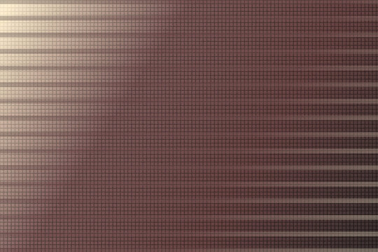 Abstract dark brown grid pattern texture background with gradient light