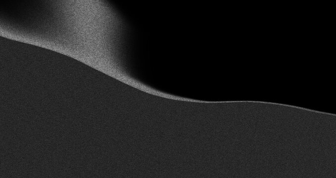Abstract wavy monochrome pattern creating dark gradient texture