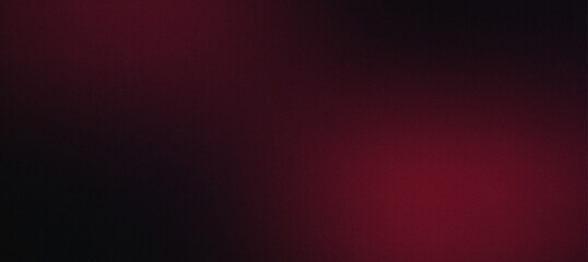 Deep rich burgundy and black moody grainey gradient background texture © Sufiun360