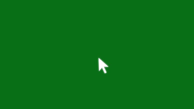 2D Mouse pointer cursor click press animation. cursor arrow icon for digital interface, Cursor Pointer Icon Clicking, Mouse Click Cursor Loop Animation, doodle hand clicking cursor animation.
