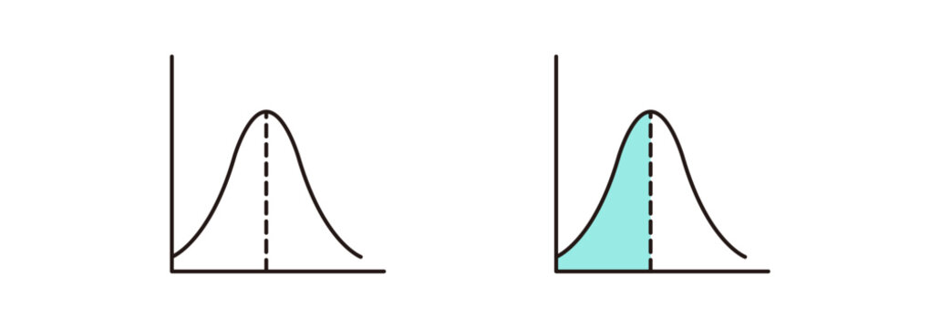 Normal Distribution Chart Icon