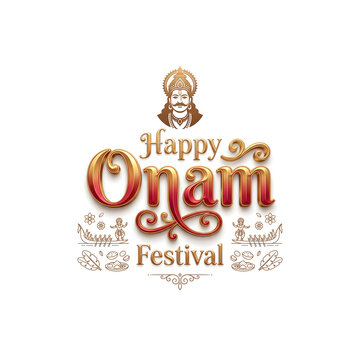 Onam festival text.