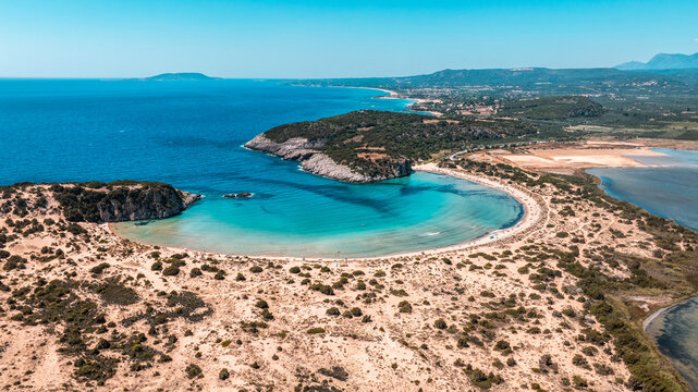 Voidokilia Beach, Greece.