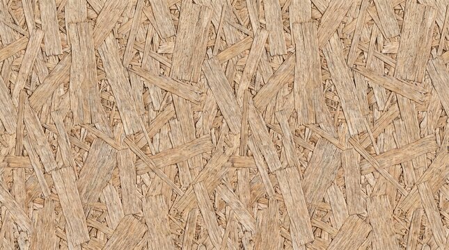 Seamless OSB Oriented Strand Board Wood Texture Background