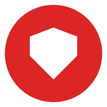 Security Shield Verified Icon Color Circle Button Technology Computer Symbol