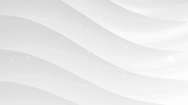 Abstract gradient background with white wavy lines and monochromatic pattern for starry effects. Suitable for modern designs and artistic projects.