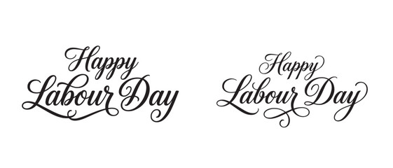 Labour Day celebration greeting card design with elegant typography © Salina