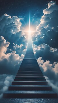 Celestial cloud pathway radiant divine brilliance wallpaper images