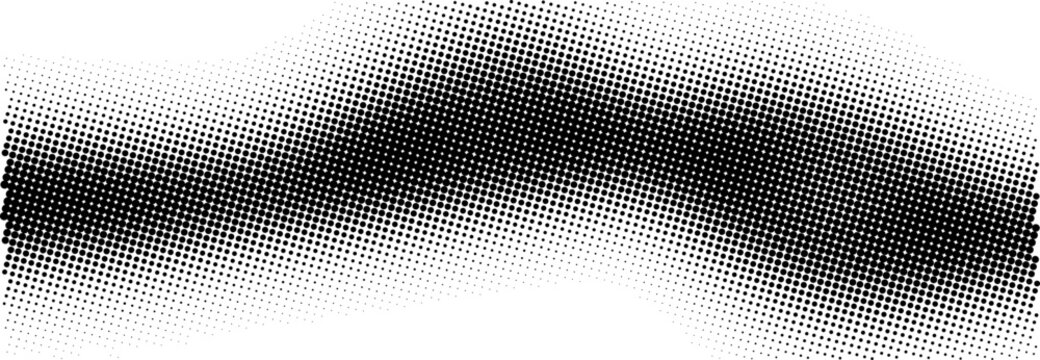 Dynamic Abstract Halftone Wave Pattern Vector Graphic EPS Design Element with Gradient Dot Texture for Modern Creative Projects
