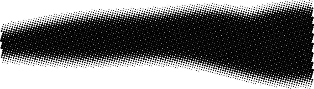 Abstract Black Halftone Gradient Dot Pattern Graphic Element Vector eps