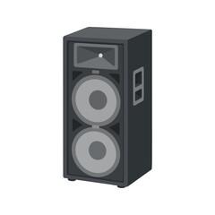 Fototapeta premium Portable Deck Speaker Flat Vector Icon Isolated