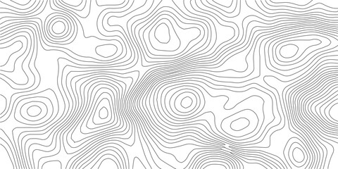 Obraz premium Abstract topographical contour lines map texture with topographic abstract background geography cartography monochrome elevation visualization