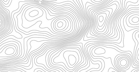 Abstract topographical contour lines map texture with topographic abstract background geography cartography monochrome elevation visualization © Atifhasan
