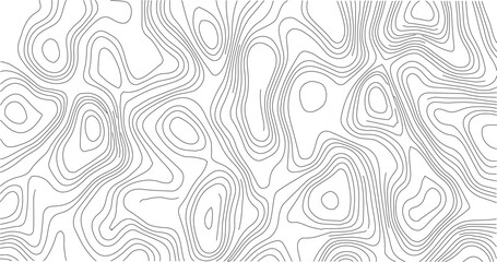 Minimalist topography line art background pattern with topographic abstract background geography cartography minimalist monochrome elevation © Atifhasan