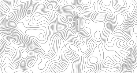Minimalist topography line art background pattern with topographic abstract background geography cartography minimalist monochrome elevation © Atifhasan
