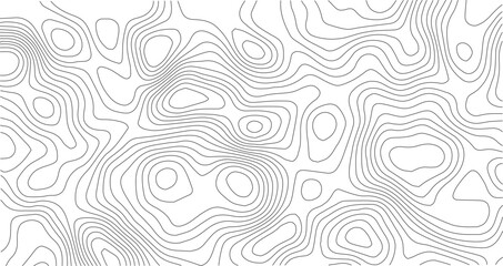 Minimalist topography line art background pattern with topographic abstract background geography cartography minimalist monochrome elevation © Atifhasan