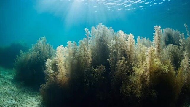 Forest of Seaweed, 4K, AI generated