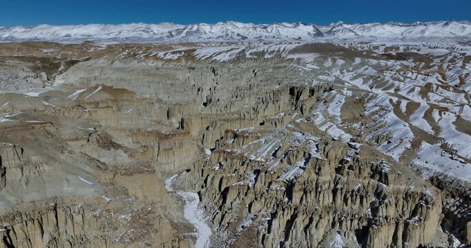 Zanda Tulin National Geological Park in Tibet, China