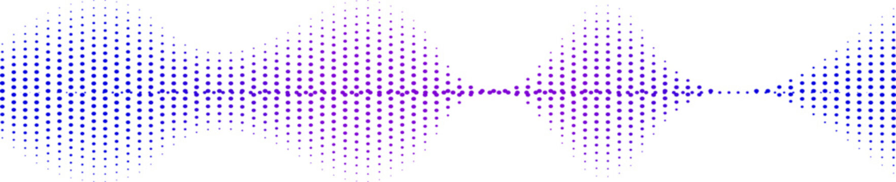 Equalizer icons dots with lines. Sound frequency audio waveform. Graphic design elements for music app.