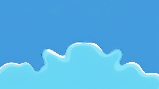 Animated soft clouds drifting across a clear blue sky during daytime with subtle lighting effects