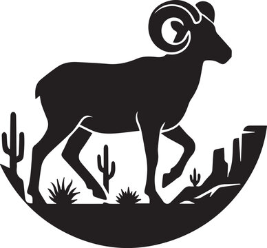 Stone Sheep Ovis Dalli Stonei Silhouettes