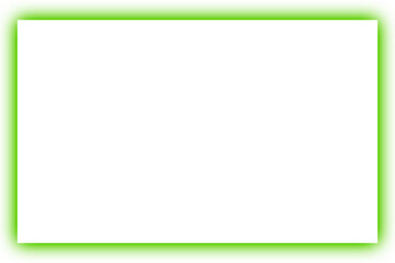 Obraz premium Minimalist White Rectangular UI Panel with Vibrant Neon Green Outer Glow Frame Isolated on Transparent Background