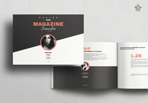Magazine Landscape Layout