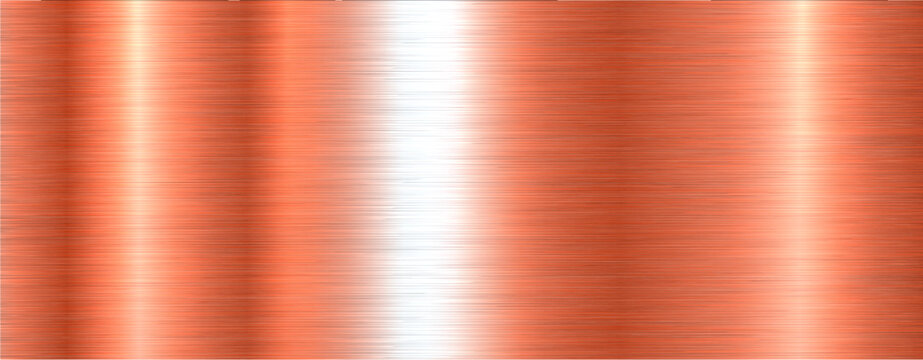 Orange anodized metal texture with brushed finish,  metallic aluminum texture with glossy reflection.