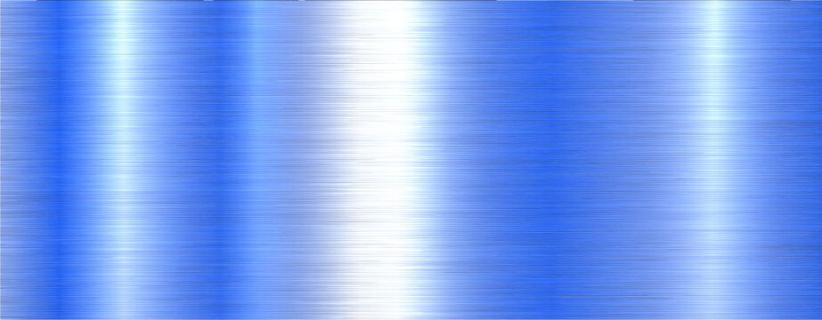 Blue anodized metal texture with brushed finish, metallic aluminum texture with glossy reflection.