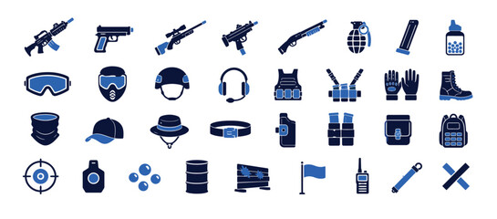 Military tactical gear and equipment. © pneuma.studio