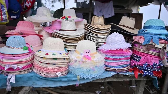 Seaside craft stall