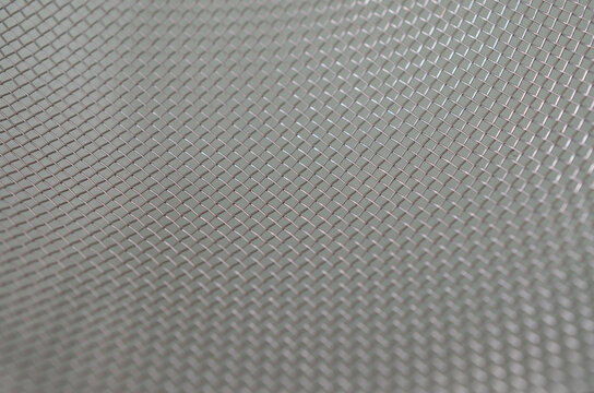 Industrial Stainless Steel Wire Mesh Abstract Background Full Frame