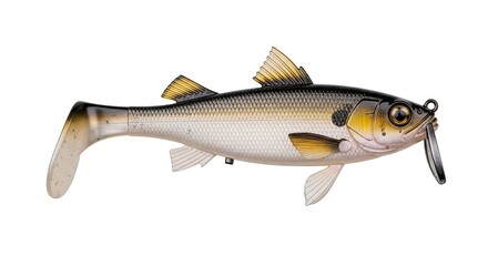 Naklejka premium Realistic Fish Lure for Fishing, Realistic Bait, Predator Fish Lure
