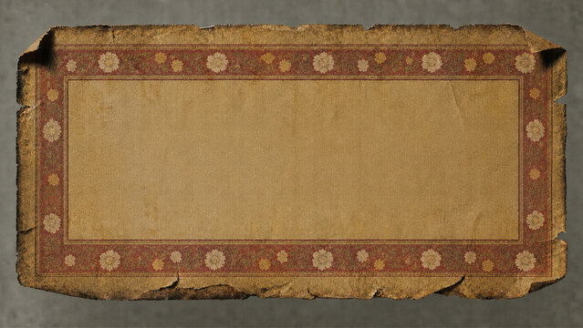 Folio tib&eacute;tain sans texte