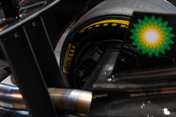 Obraz premium Wien, Österreich: Pirelli Formel 1 Reifen