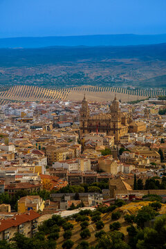 Vista ciudad de Ja&eacute;n, Catedral de la Asunci&oacute;n de la Virgen de Ja&eacute;n