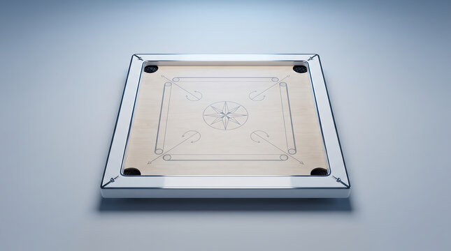 carrom board green background.