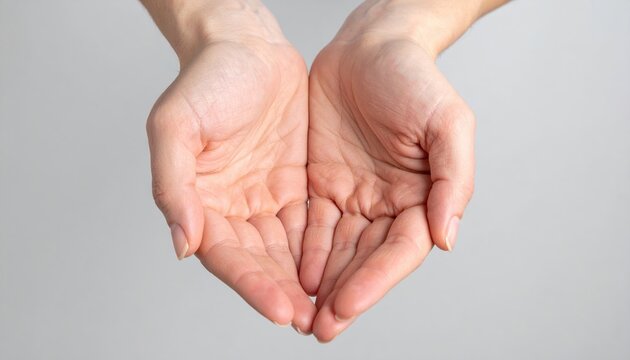 Two hands cupped together to form a protective shell shape