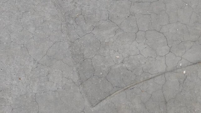 Concrete wall surface, polished, crack