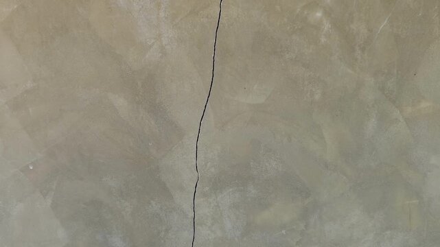 Concrete wall surface, crack