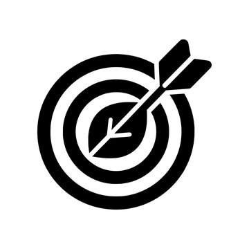 ESG Strategy icon representing long-term sustainability planning, goal setting, and responsible business transformation.
