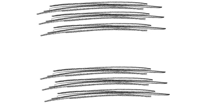 Hand-drawn scribble brushes &ndash; sketchy horizontal line brush pack for Adobe Illustrator & Procreate
