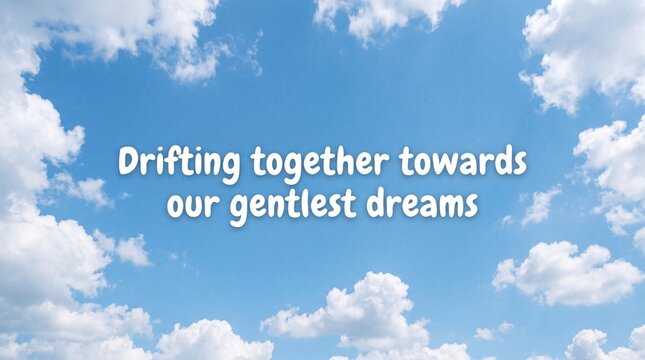 Drifting Together Towards Our Gentlest Dreams In The Sky