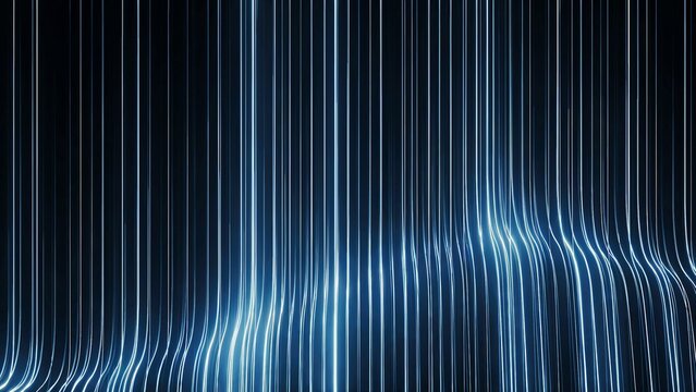 Blue vertical light lines digital data background